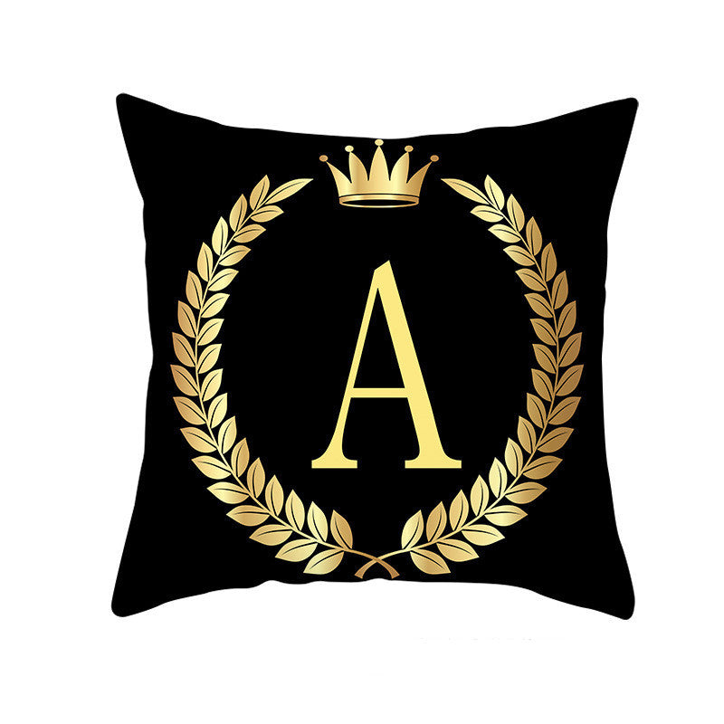 Monika Luxury Letter Pillowcase