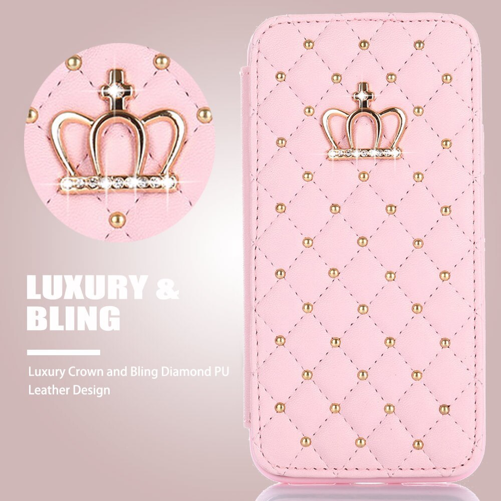 Monika Crown Leather Samsung Phone Case