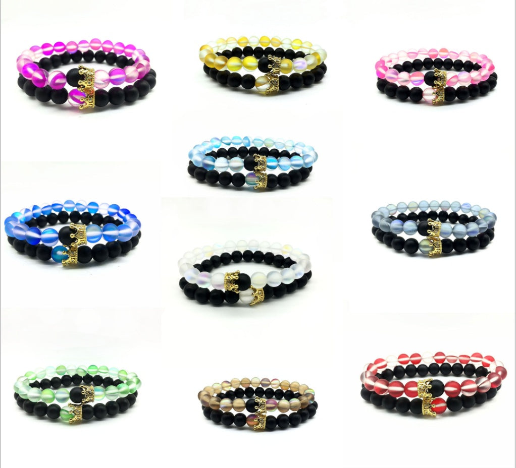 Monika Luxury Crown Couple Set