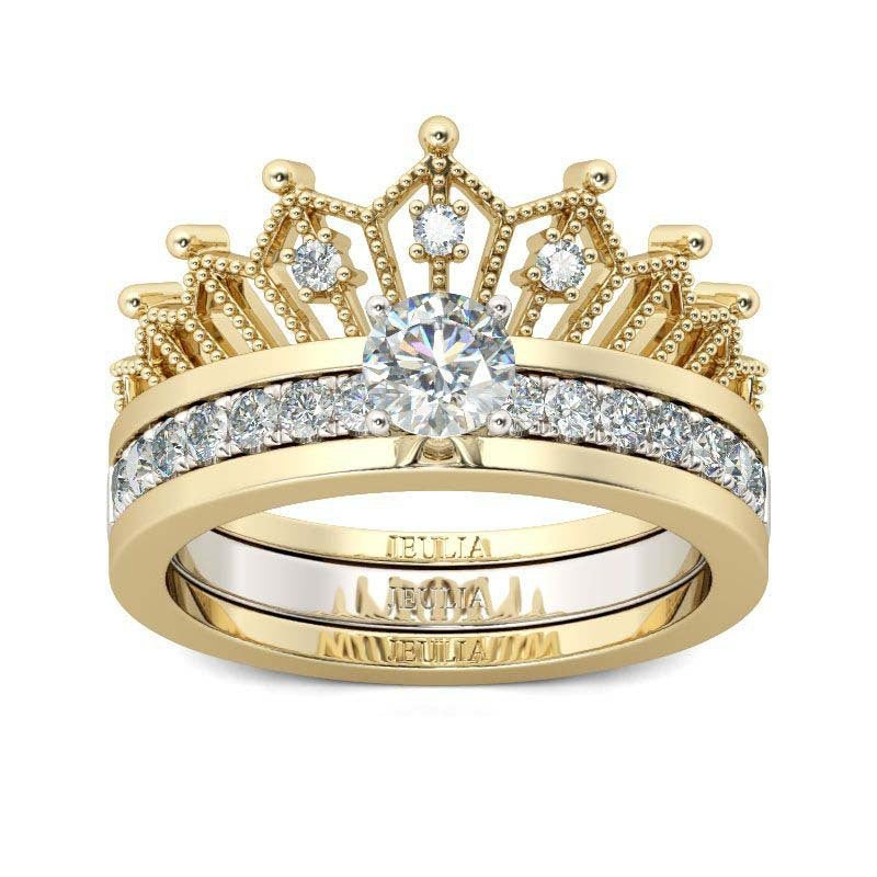 Monika Beauty Pageant Detachable crown ring