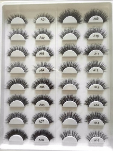 3D Mink Full Strip Lashes | Monika Beauty