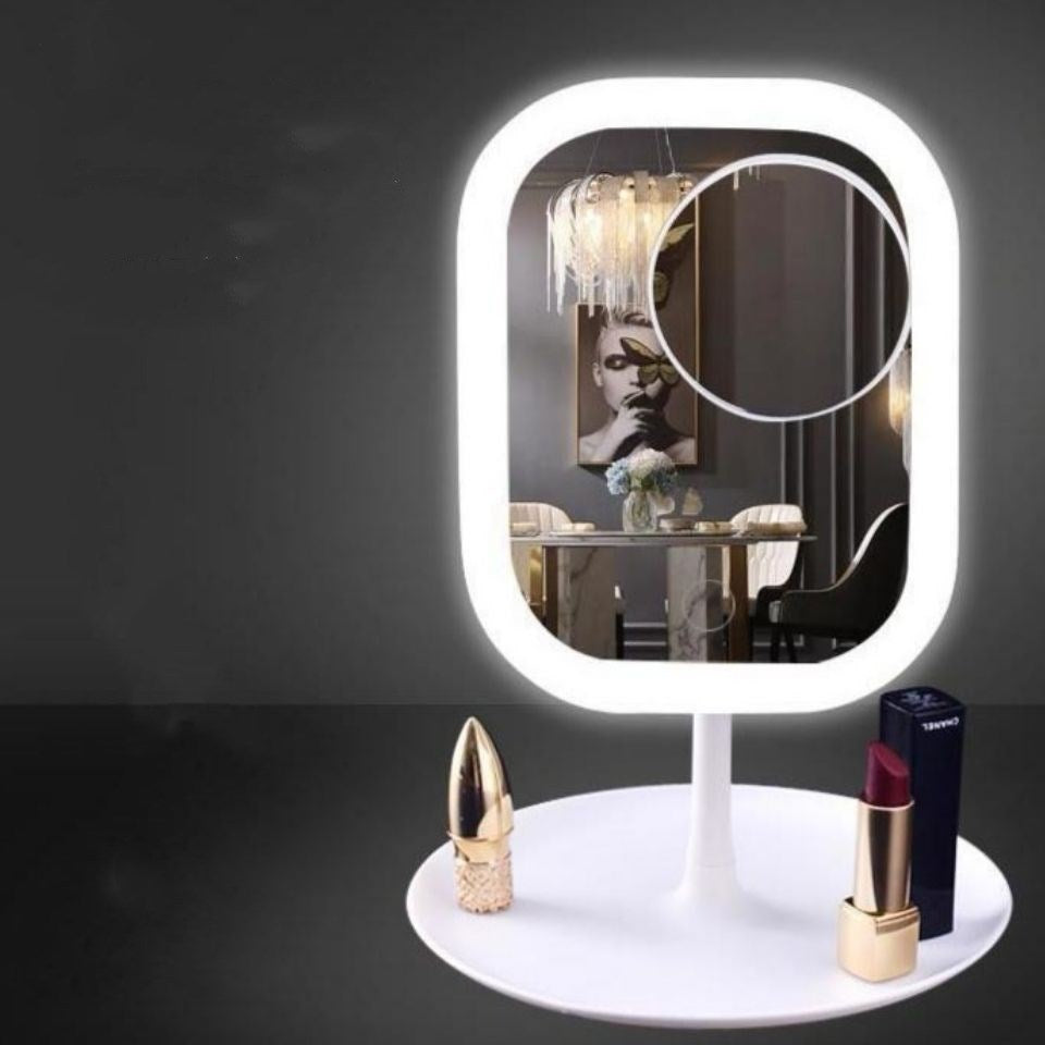 Monika Desktop Vanity Mirror with LED Light