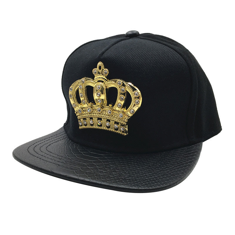 Monika Luxury Crown PU Cap