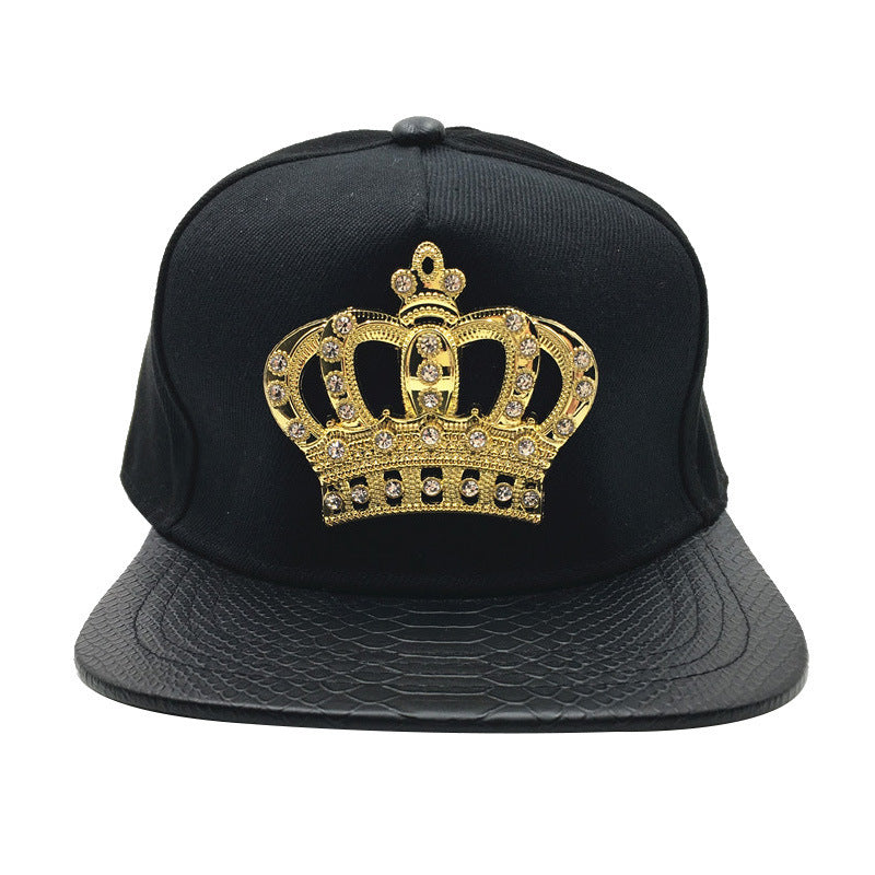Monika Luxury Crown PU Cap