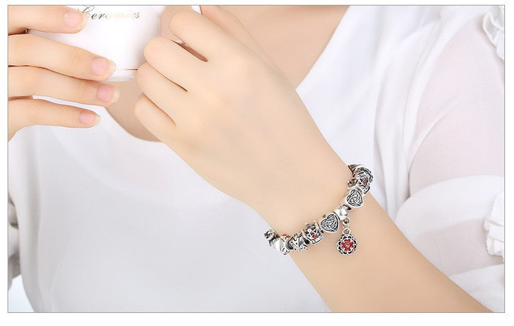 Monika Crown Love Alloy Bracelet
