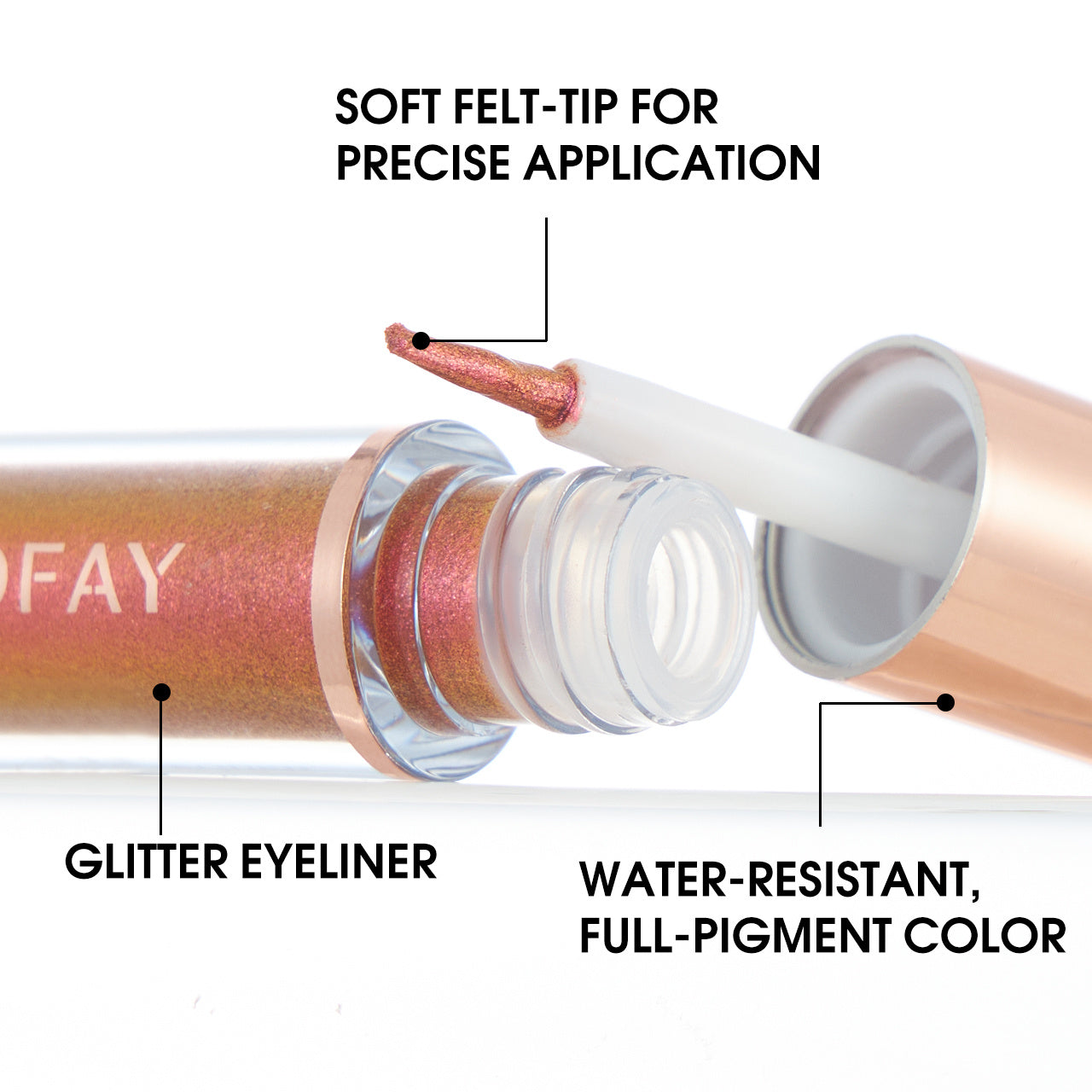 Monika PHOFAY Liquid Glitter Eyeliner Set