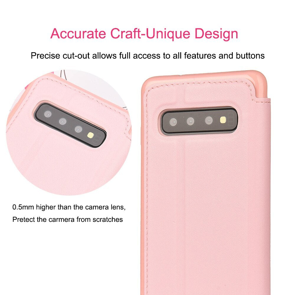 Monika Crown Leather Samsung Phone Case