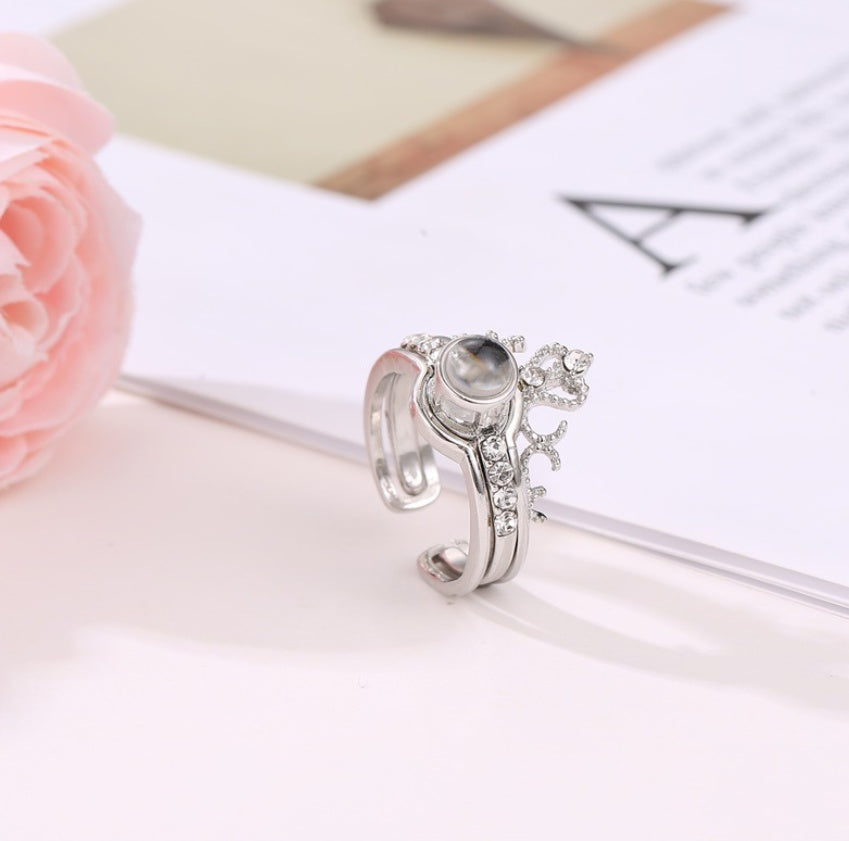 Monika Crown Projection Ring