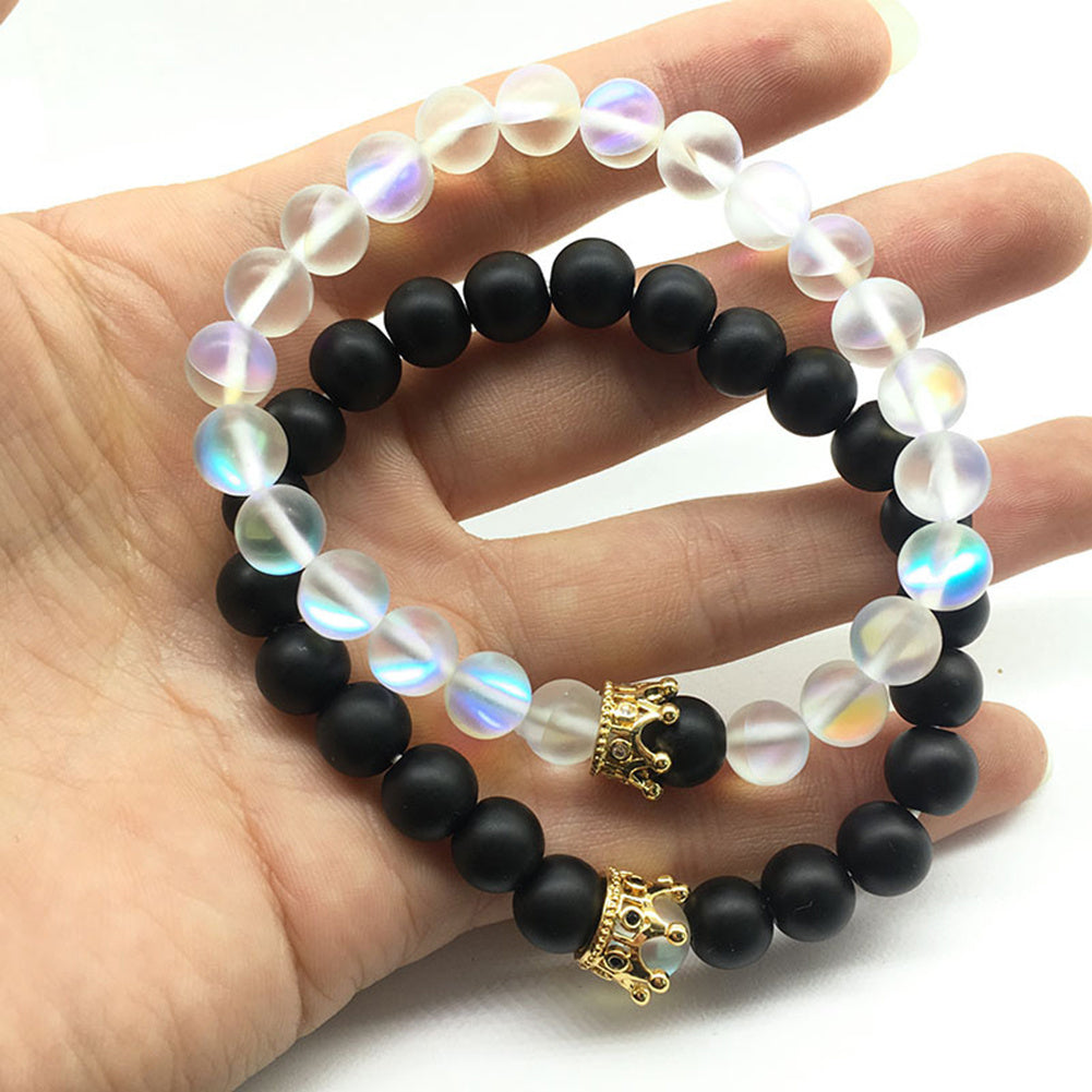 Monika Luxury Crown Couple Set