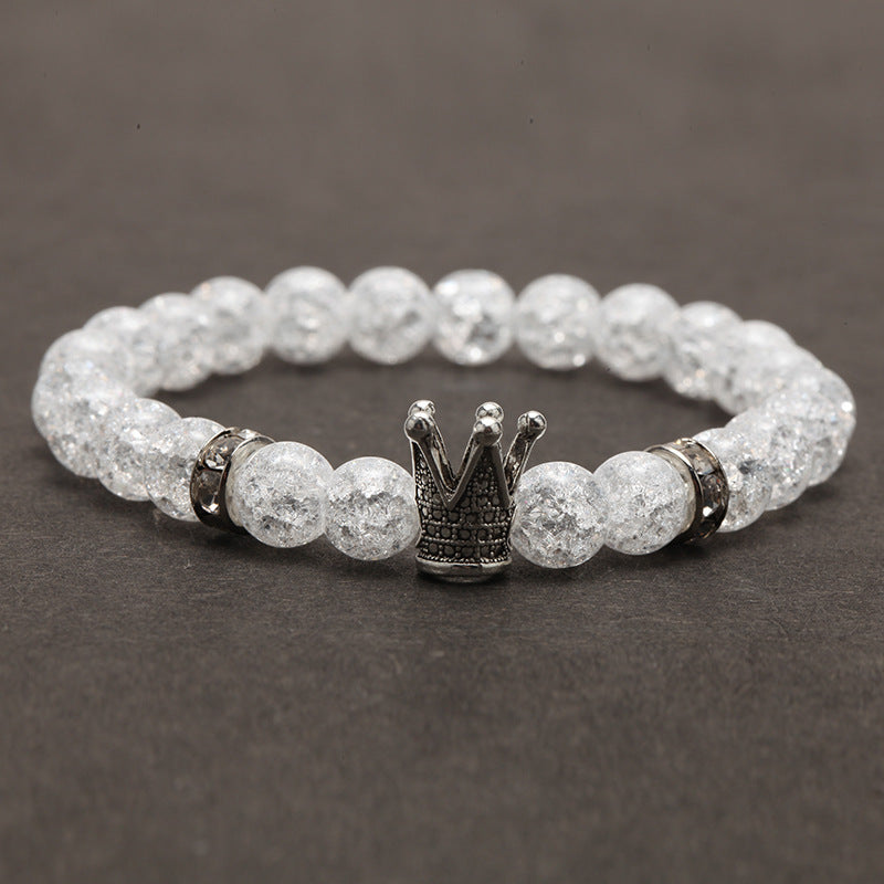 Monika Popcorn Crystal Bead Crown