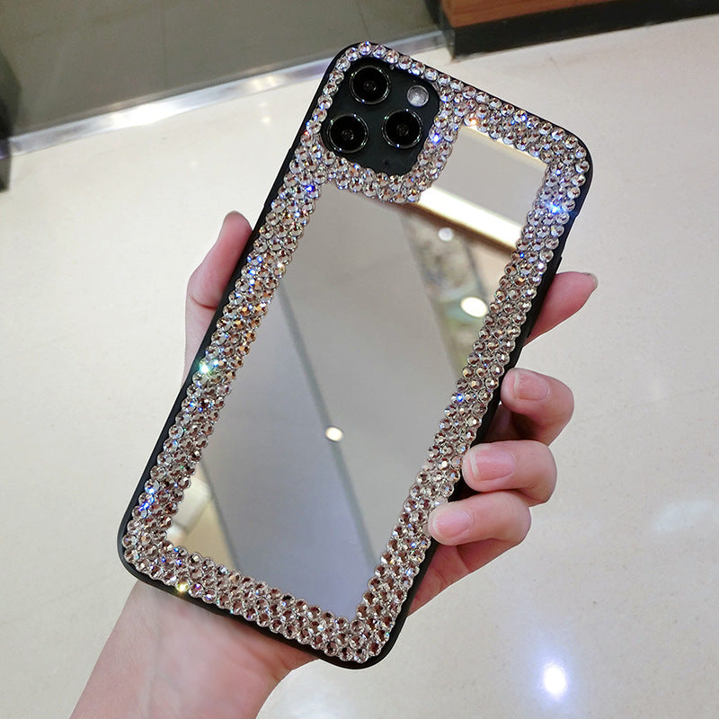 Monika Rhinestone Silicone Drop-Resistant Phone Case