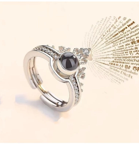 Monika Crown Projection Ring