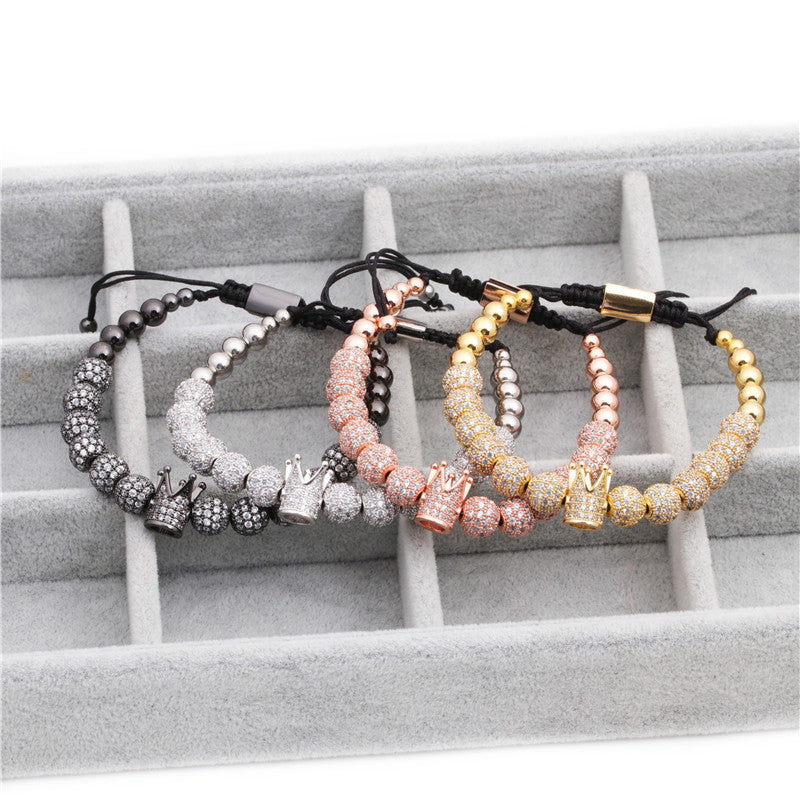 Monika Fashion Crown Zircon Bracelet