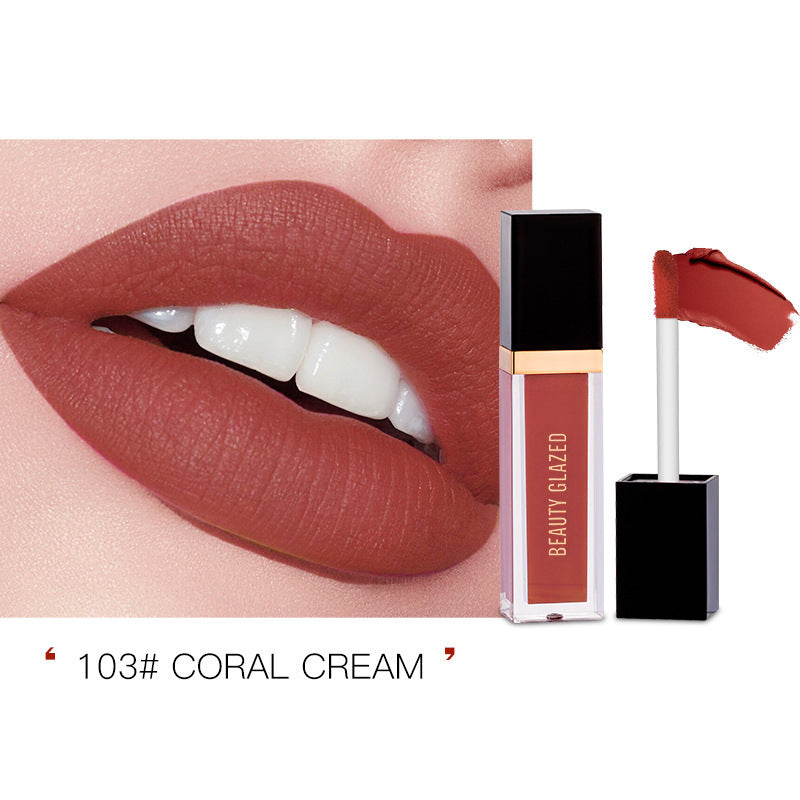 24-Color Matte Lip Gloss | Monika Beauty