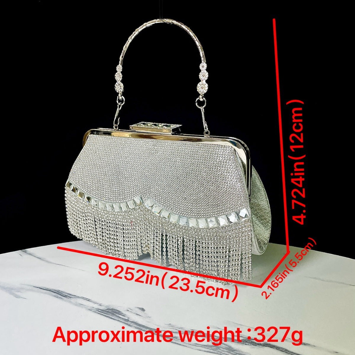 Monika Tassel KTV Princess Dinner Crossbody Bag