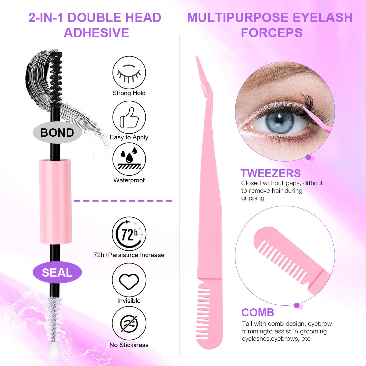 Cluster Lashes 30D/40D Set | Monika Beauty