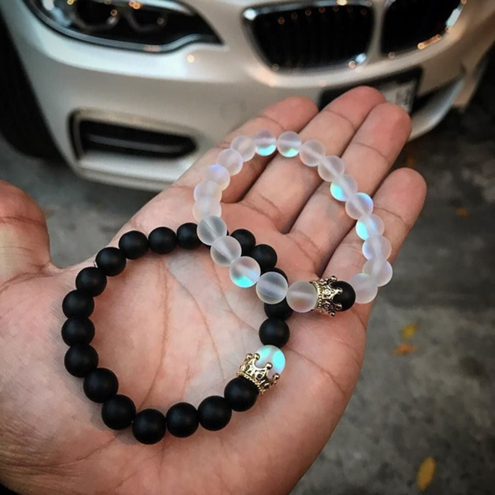 Monika Luxury Crown Couple Set