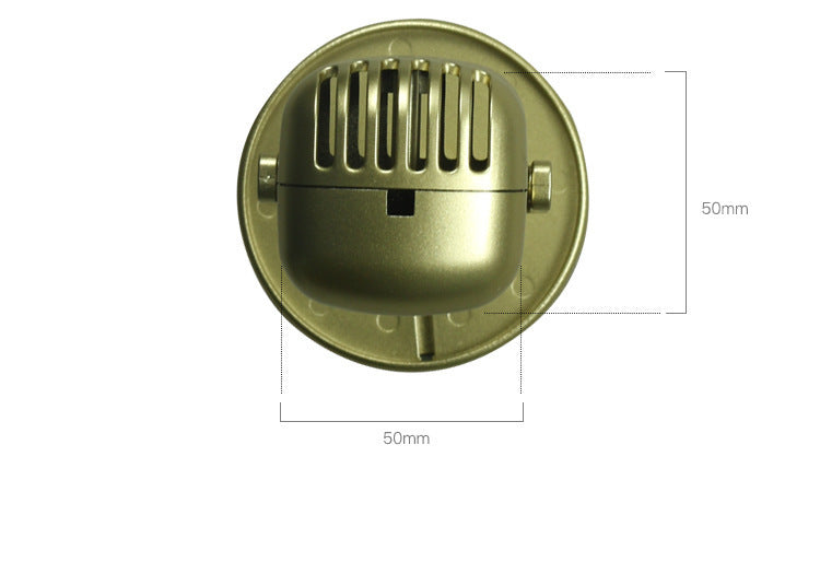 Monika Vintage Retro Microphone Prop