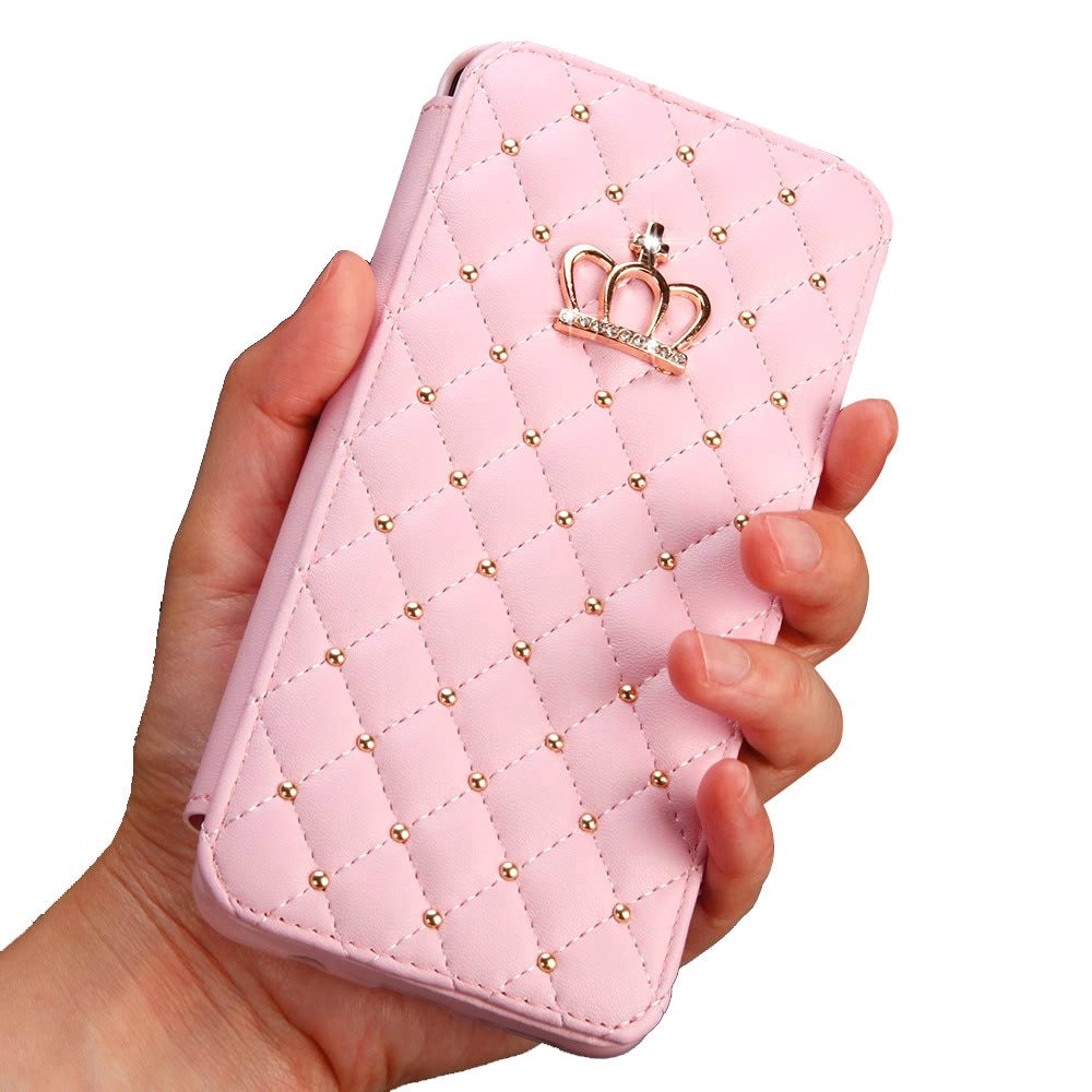 Monika Crown Leather Samsung Phone Case