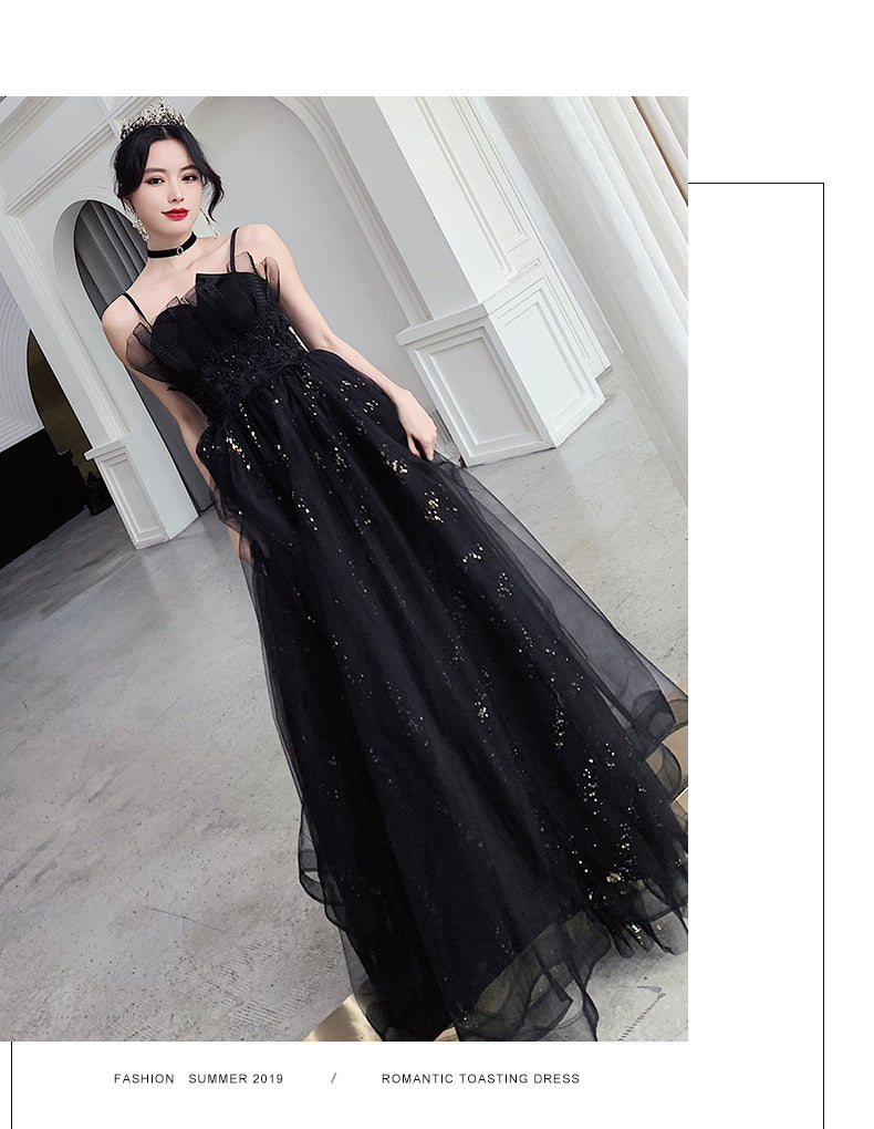 Monika Black Temperamental Evening Dress