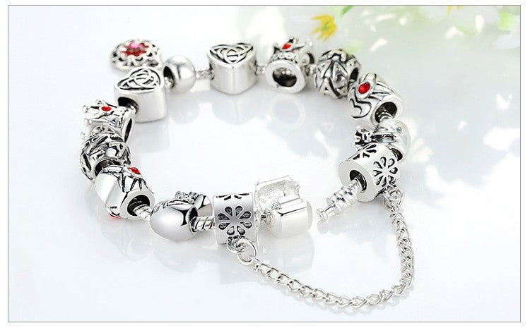 Monika Crown Love Alloy Bracelet
