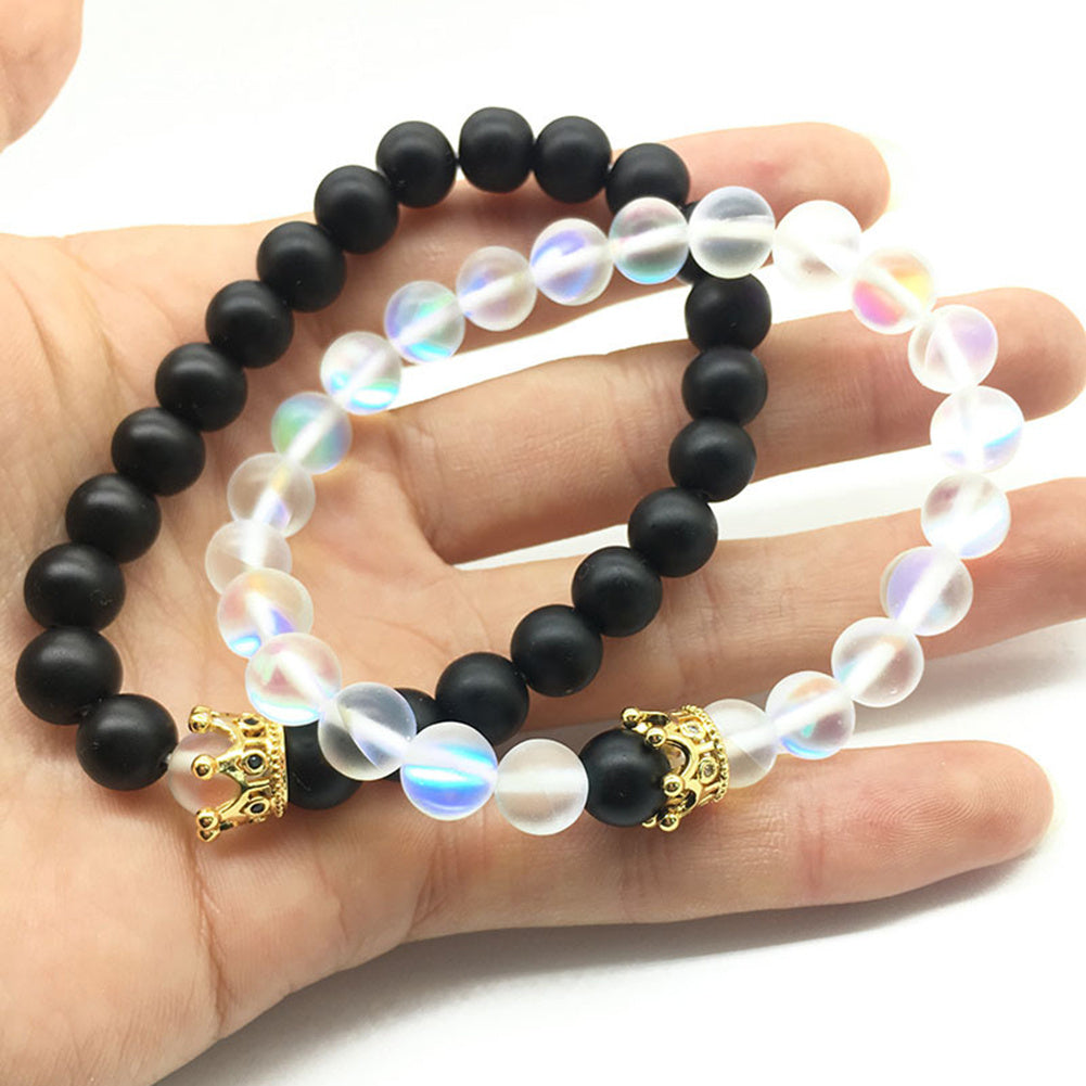Monika Luxury Crown Couple Set