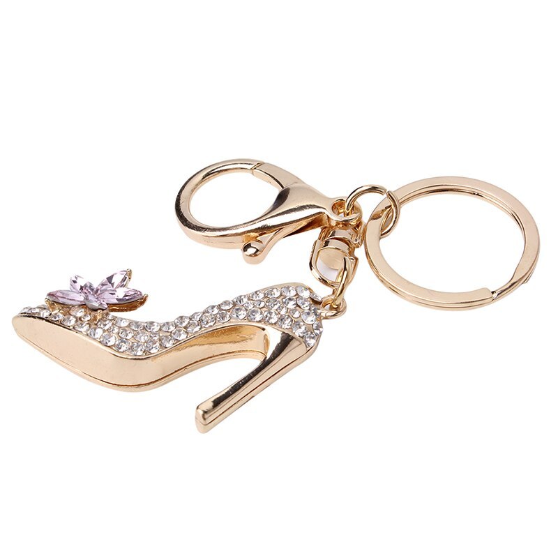 Monika Rhinestone Crystal High Heel Keychain