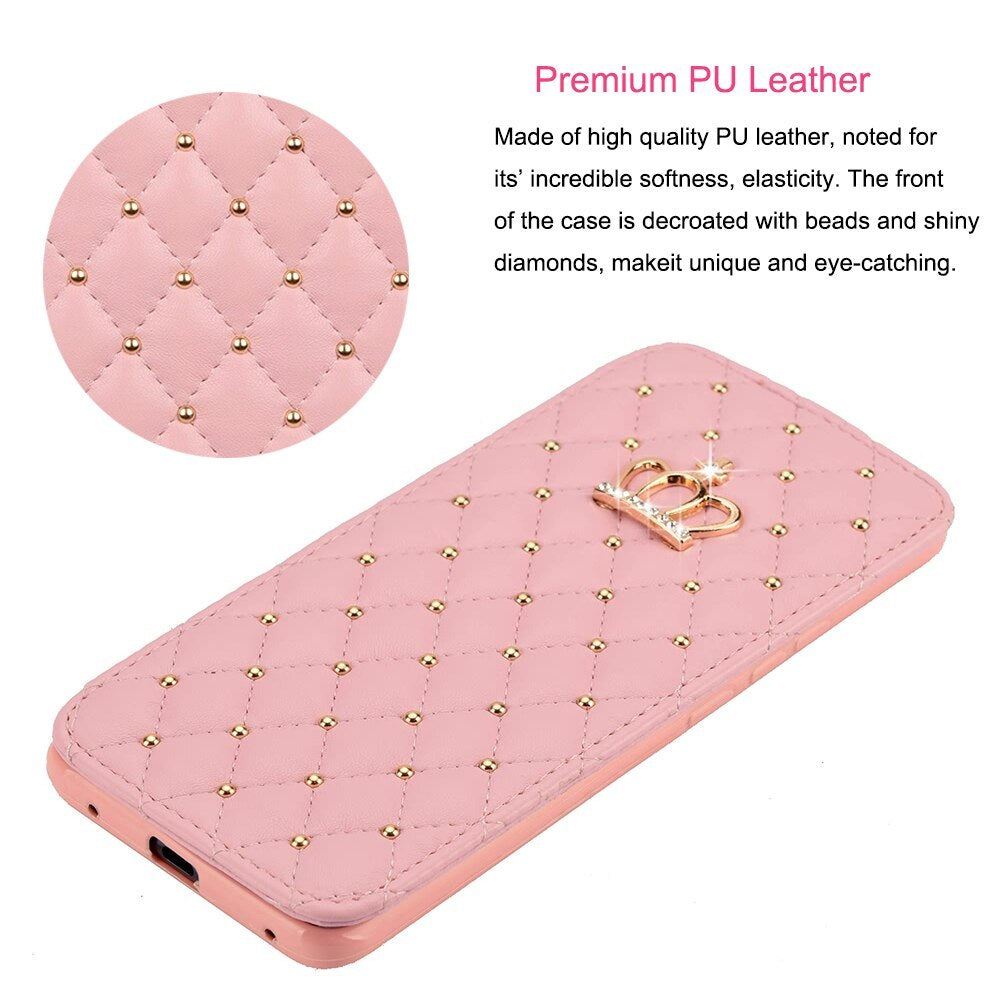 Monika Crown Leather Samsung Phone Case