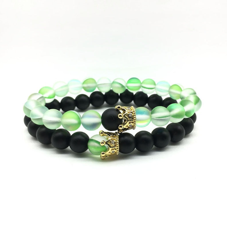 Monika Luxury Crown Couple Set
