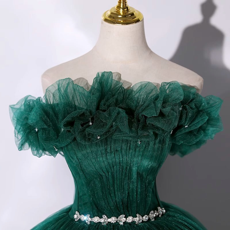 Monika Off-Shoulder Evening Banquet Dress