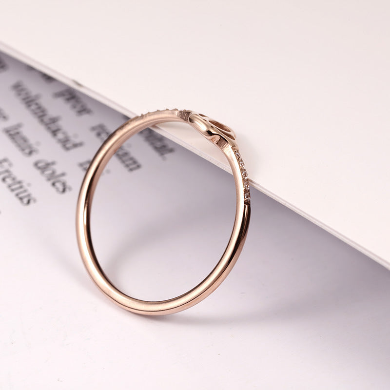 Monika Openwork Diamond Crown Ring