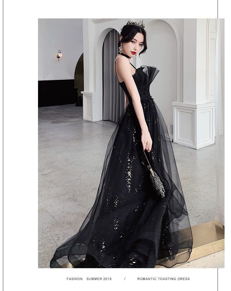 Monika Black Temperamental Evening Dress