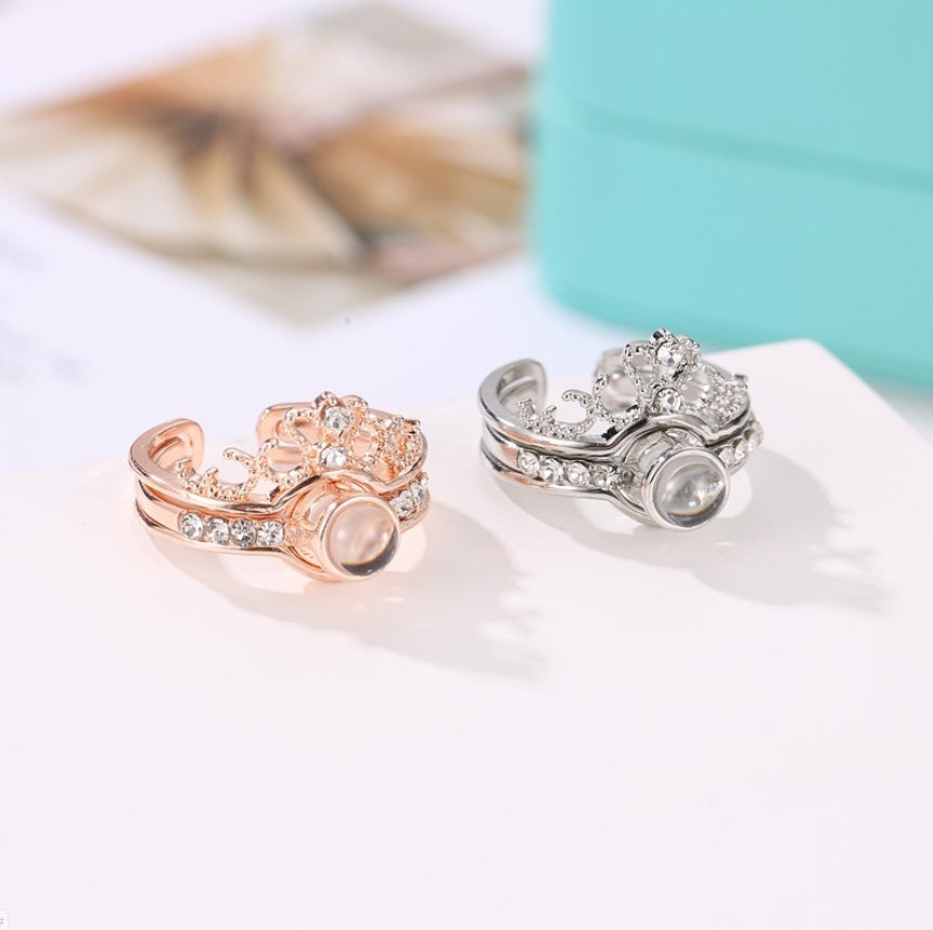 Monika Crown Projection Ring