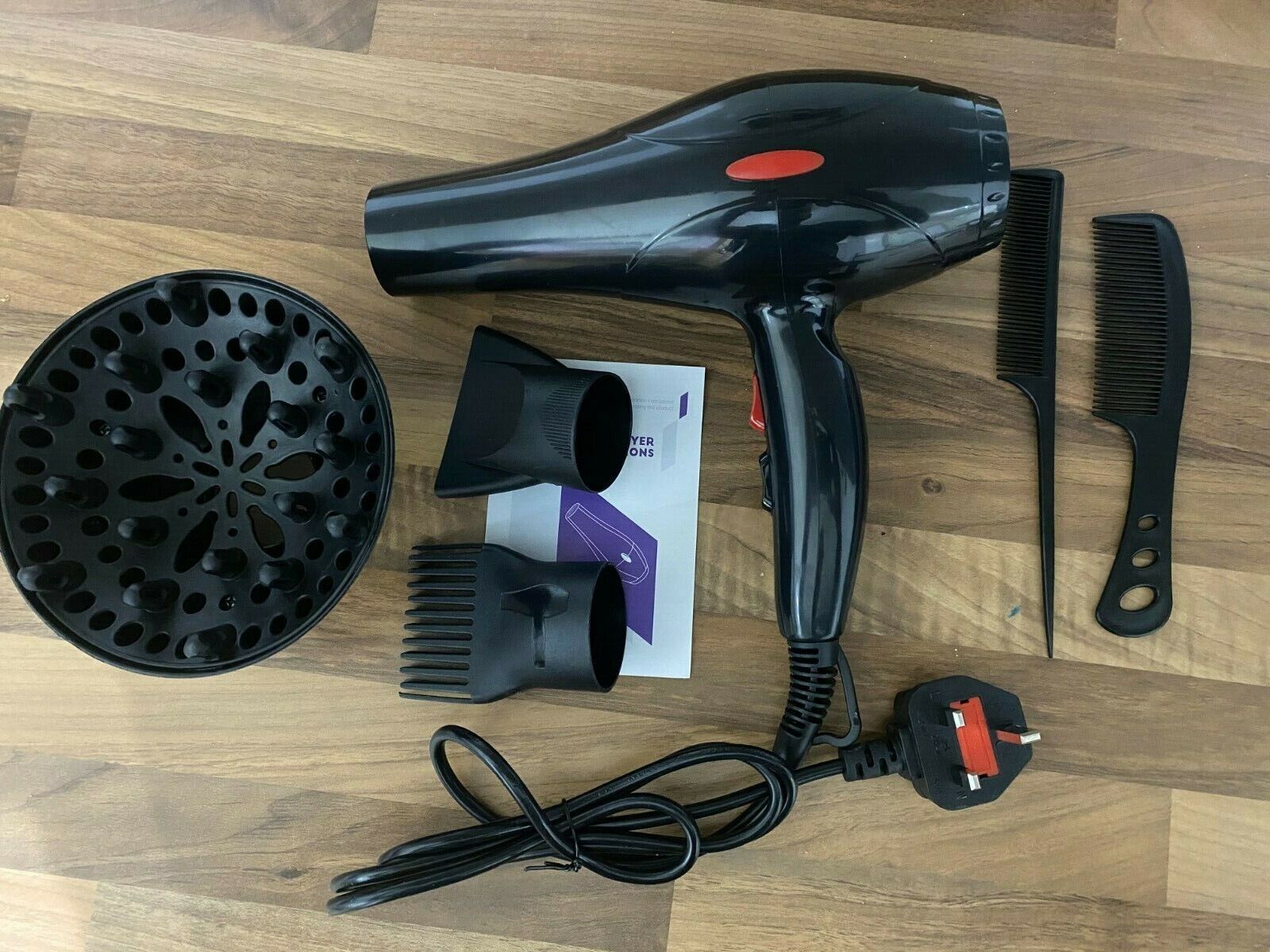 Monika 2200W Professional Hair Dryer with Nozzle – UK