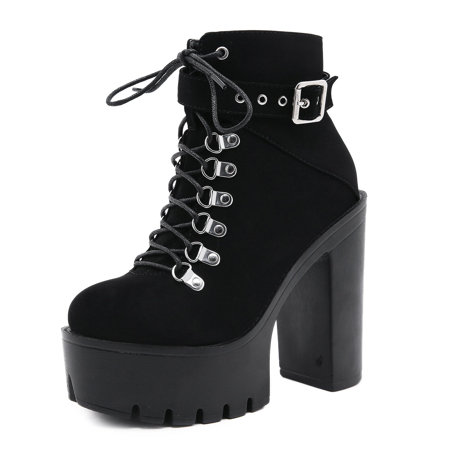 Monika Belt Buckle Stage Booties