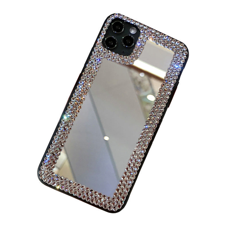 Monika Rhinestone Silicone Drop-Resistant Phone Case