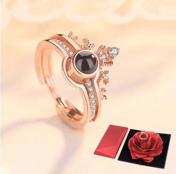 Monika Crown Projection Ring