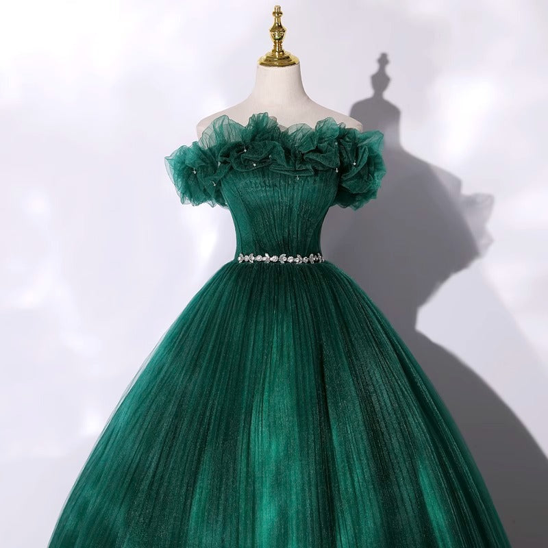 Monika Off-Shoulder Evening Banquet Dress
