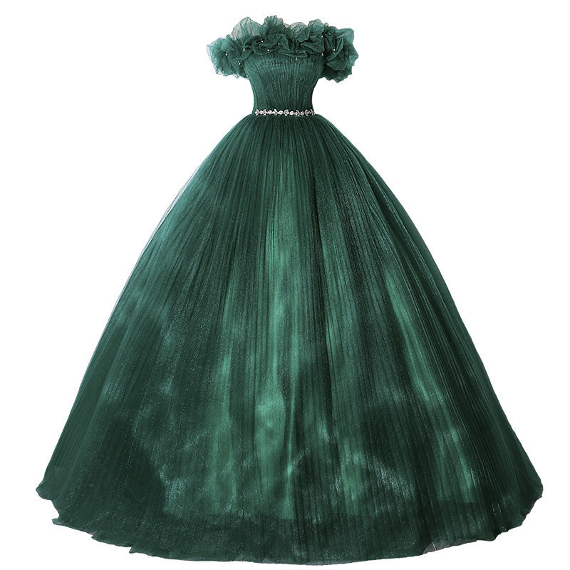Monika Off-Shoulder Evening Banquet Dress