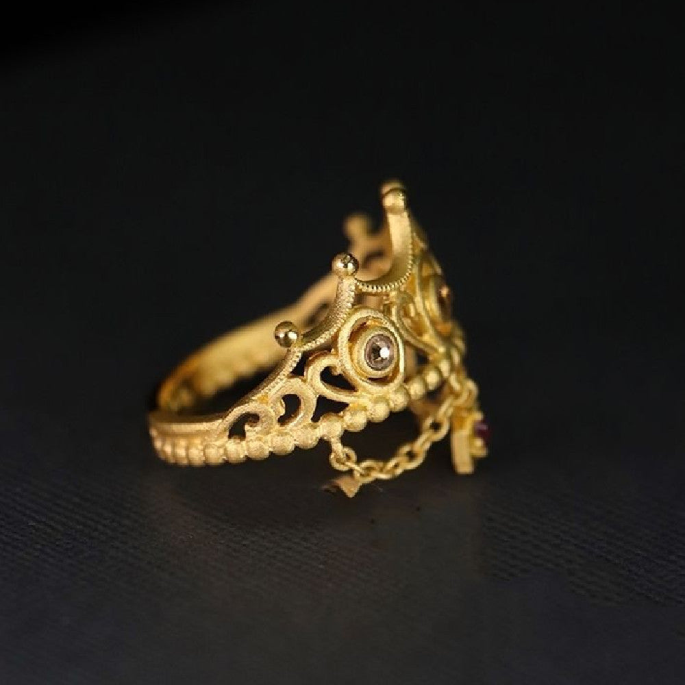 Monika Royal Crown Ring
