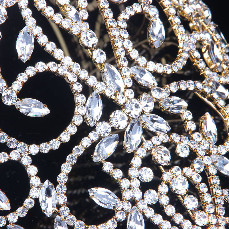 Monika Luxury Rhinestone Bridal Crown