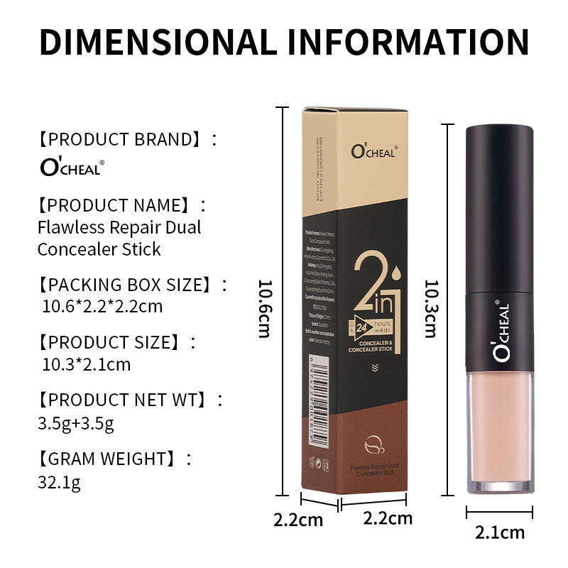 Monika Double-Head Liquid Contour & Concealer Stick