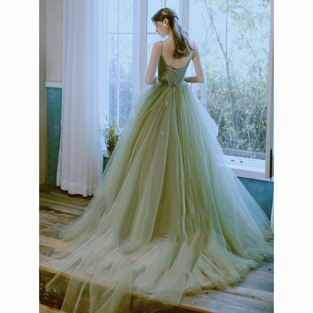 Monika Women’s Casual Green Forest Dress