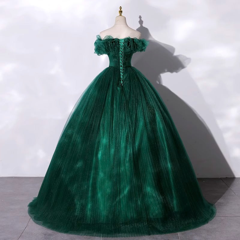 Monika Off-Shoulder Evening Banquet Dress