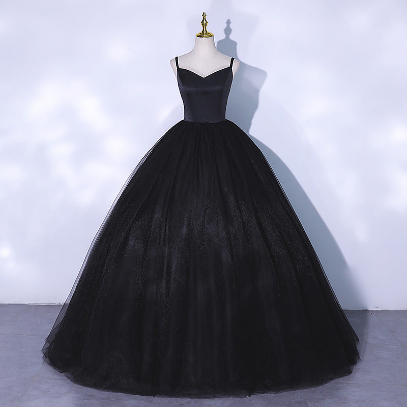 Monika Elegant Black Stage Gown